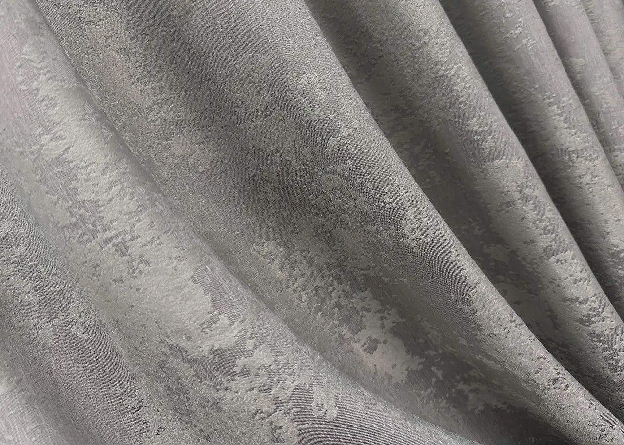 Premium light grey jacquard curtain set – durable, stylish, and designed to enhance any home décor.