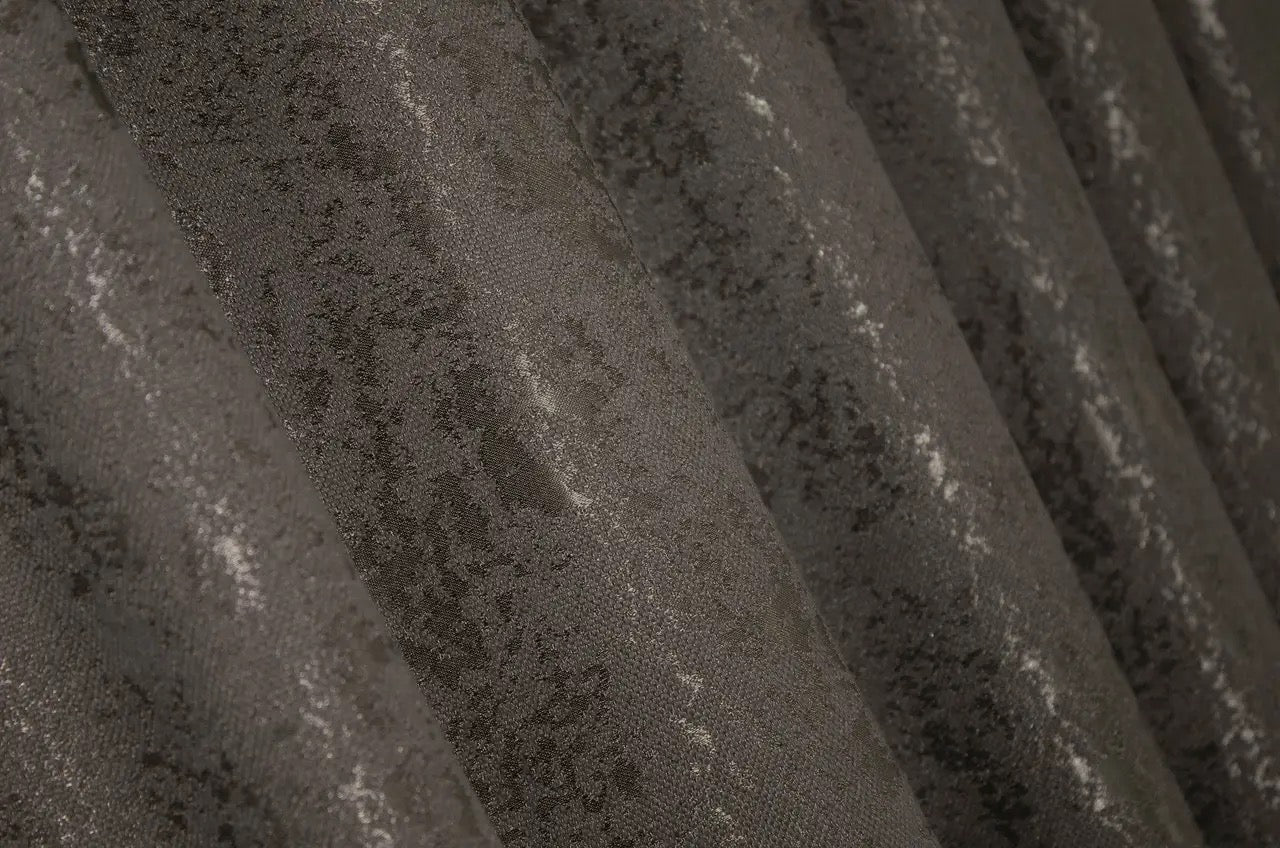 Luxury dark cocoa linen curtains with a smooth and refined finish, ideal for creating a cosy and intimate ambience.