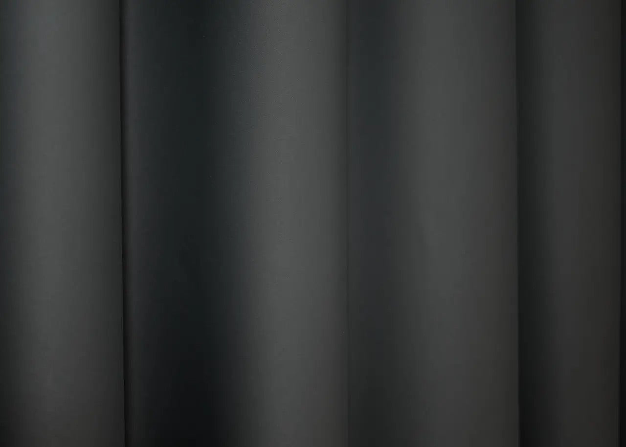 Elegant Graphite Blackout Curtains – Midnight Collection – Set of 2 – 95% Light Blocking