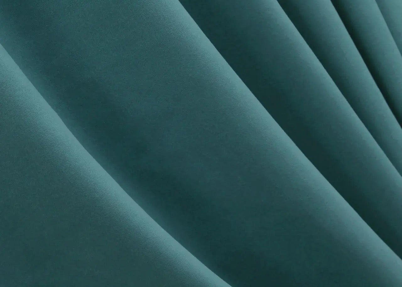 Luxurious Turquoise Microvelvet Curtains – Set of 2 – 70% Light Blocking