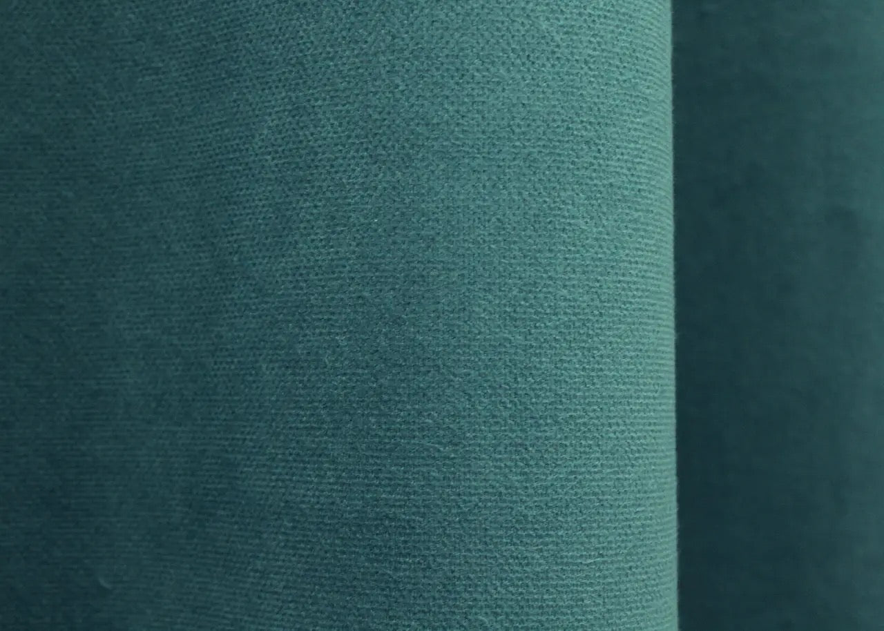 Luxurious Turquoise Microvelvet Curtains – Set of 2 – 70% Light Blocking