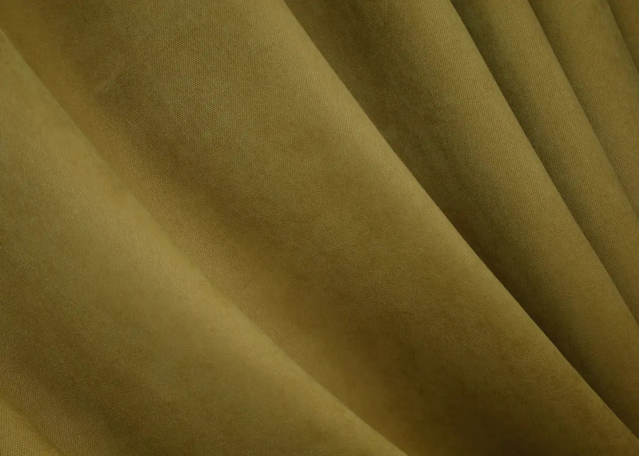 Elegant Mustard Microvelvet Curtains – Set of 2 – 70% Light Blocking