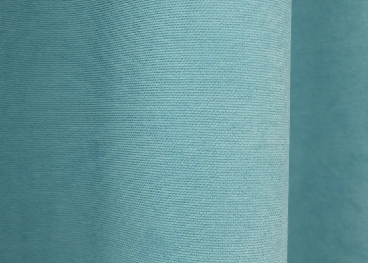 Elegant Sky Blue Microvelvet Curtains – Set of 2 – 70% Light Blocking