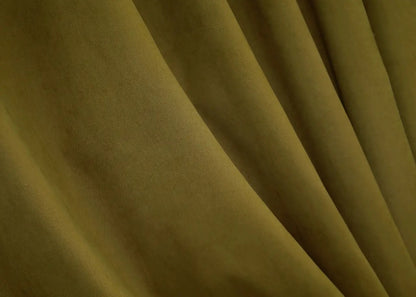 Luxurious Dark Mustard Microvelvet Curtains – Set of 2 – 70% Light Blocking