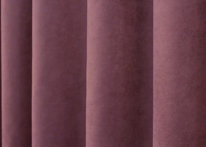 Elegant Dusty Rose Microvelvet Curtains – Set of 2 – 70% Light Blocking