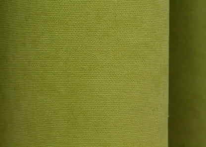 Vibrant Lime Green Microvelvet Curtains – Set of 2 – 70% Light Blocking