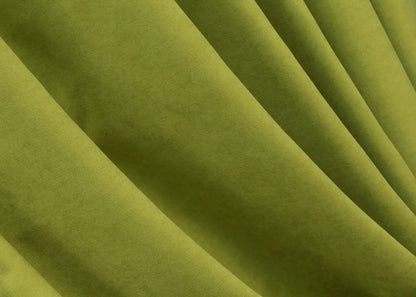 Vibrant Lime Green Microvelvet Curtains – Set of 2 – 70% Light Blocking