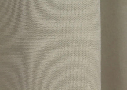 Elegant Beige Microvelvet Curtains – Set of 2 – 70% Light Blocking