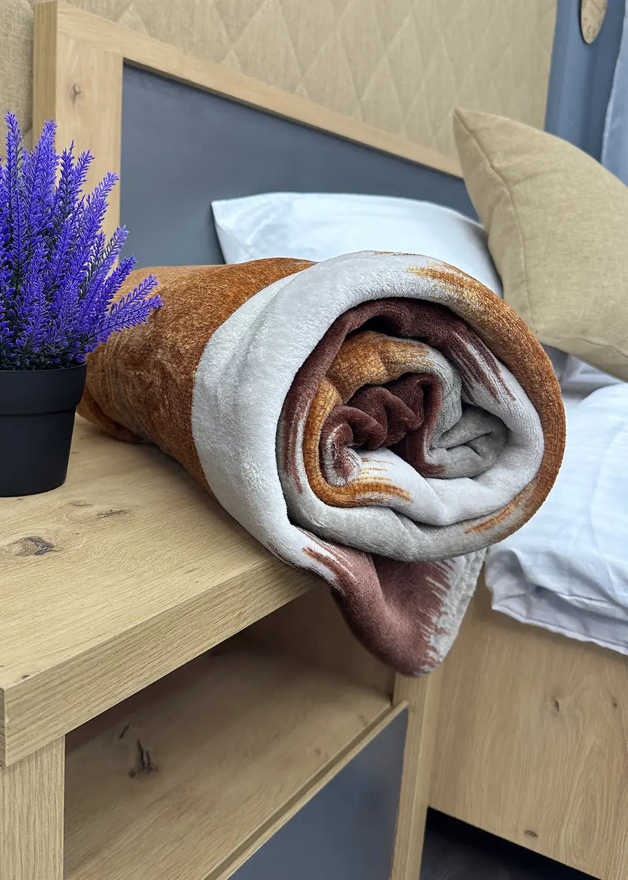 Плед-покривало велсофт DECORATOR ETHNIC MODERN 150×210 см, різнобарвне