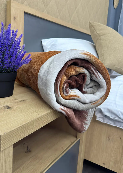 Плед-покривало велсофт DECORATOR ETHNIC MODERN 150×210 см, різнобарвне