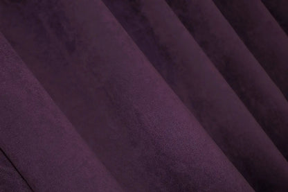 Elegant Deep Plum Microvelvet Curtains – Set of 2 – 70% Light Blocking