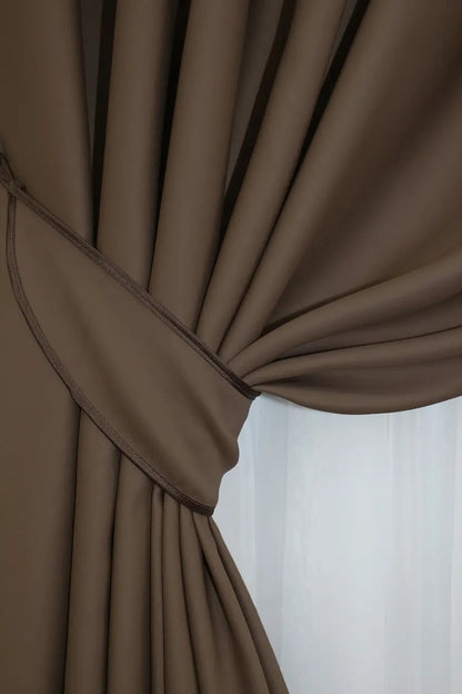 Elegant Chocolate Blackout Curtains – Bagema Rvs Collection – Set of 2 – 95% Light Blocking