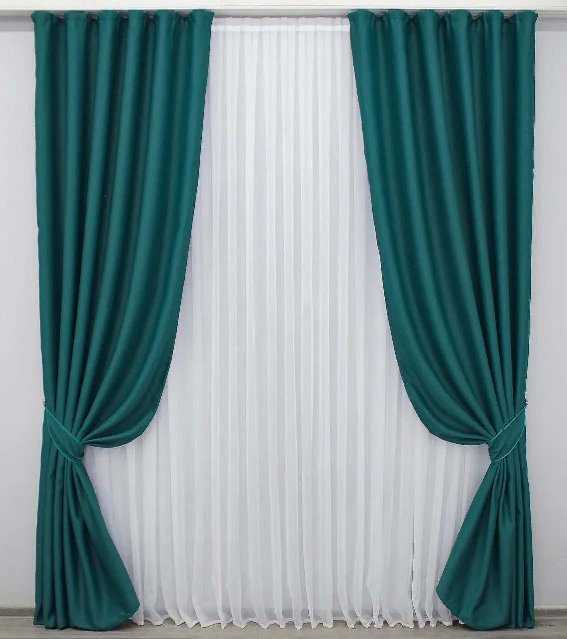 Elegant Emerald Blackout Curtains – Bagema Rvs Collection – Set of 2 – 95% Light Blocking