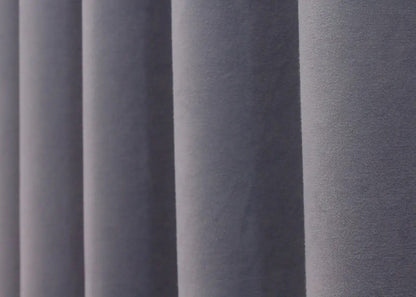 Soft and stylish lavender grey drapes, enhancing both classic and minimalist interiors.
