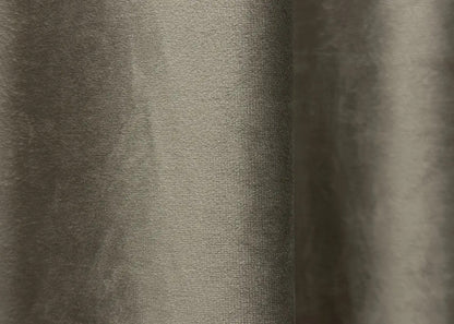 Hazelnut-coloured premium velvet curtains with an elegant design, perfect for stylish home decoration.
