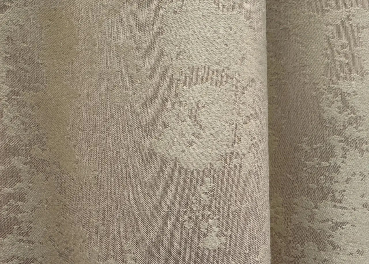 Premium jacquard curtain set in beige – Durable, stylish, and designed for an elegant home aesthetic.