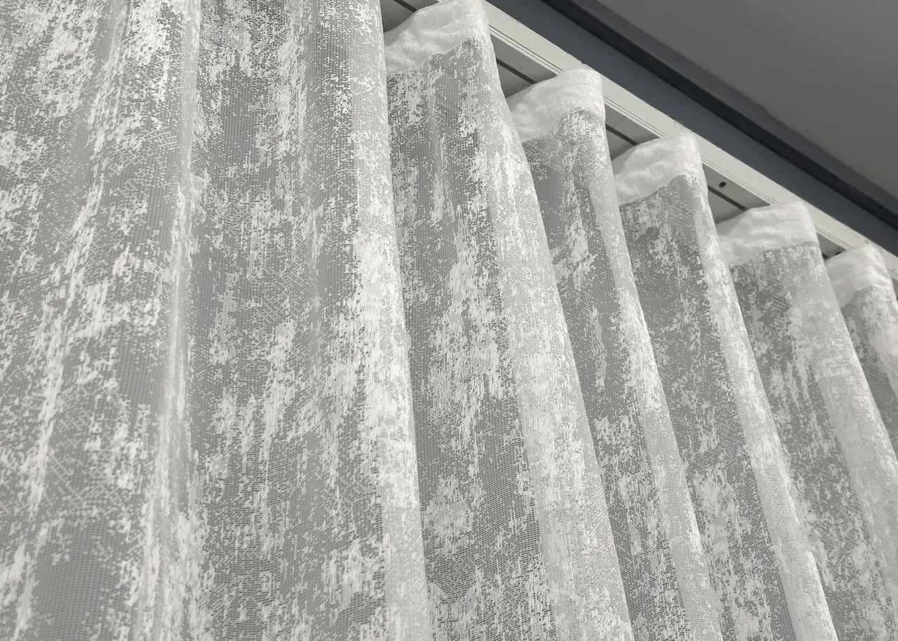 Elegant ivory sheer curtain – perfect for bedrooms and soft lighting
