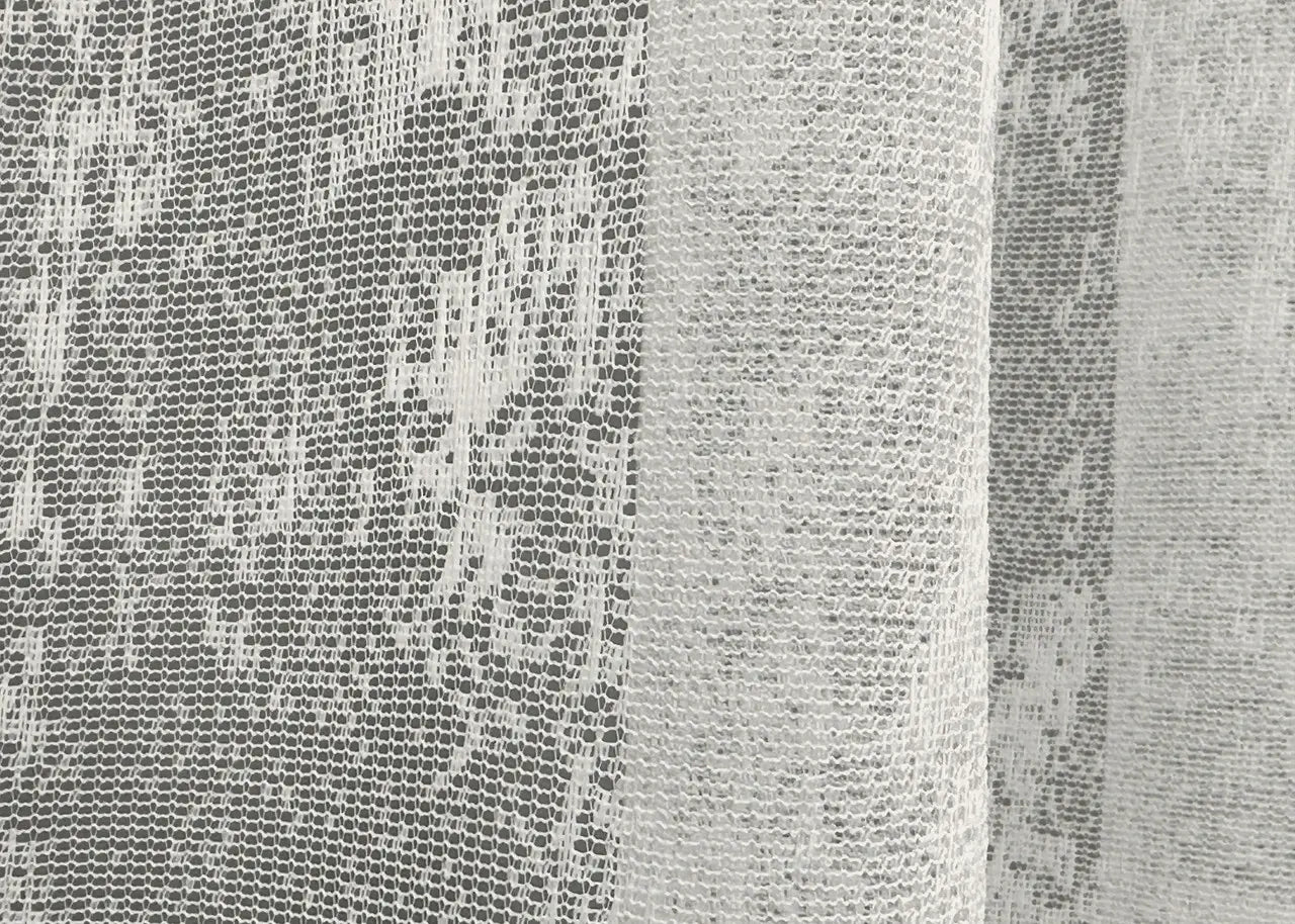  Ivory sheer curtain for natural light and calm interior atmosphere