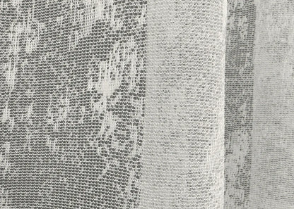  Ivory sheer curtain for natural light and calm interior atmosphere
