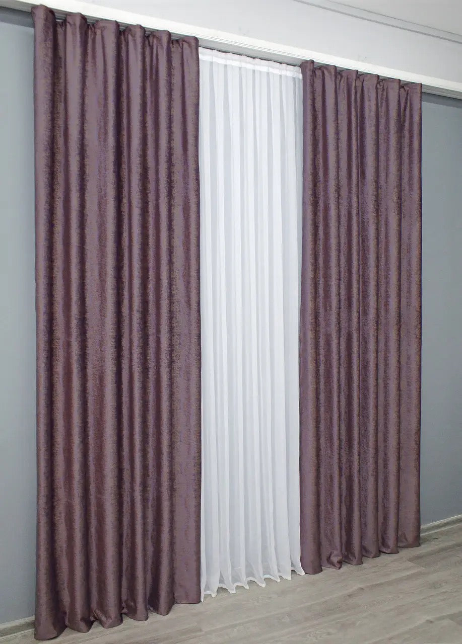 Luxurious Lilac Velvet Curtains – Set of 2 – Soft Premium Fabric Drapes for Living Rooms & Bedrooms
Add a soft, delicate charm to your space with these lilac velvet curtains. Their light, lavender shade pairs well with both light and dark decor, creating a peaceful and elegant atmosphere in bedrooms, living rooms, or any cozy space.