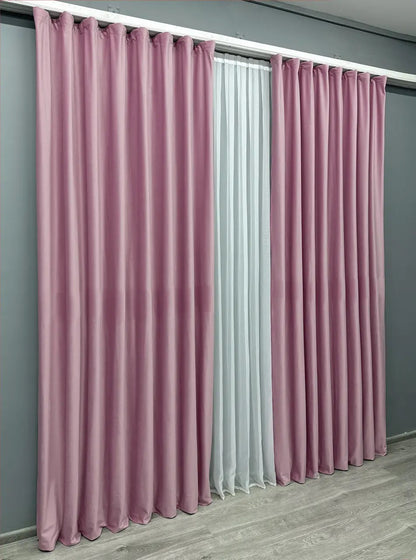 Pink Velvet Curtains – Soft Premium Fabric Drapes for Living Room & Bedroom
Experience the luxurious feel of pink velvet curtains in your home. These high-quality fabric drapes offer excellent light-blocking performance and add sophistication to any room.