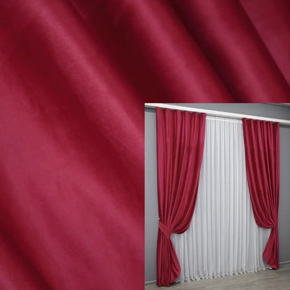 Luxurious Red Velvet Curtains – Set of 2 – Soft Premium Fabric Drapes for Living Rooms & Bedrooms
These luxurious red velvet curtains bring a vibrant, sophisticated touch to your home. Crafted from high-quality velvet fabric, they provide a plush texture and excellent light-blocking performance, making them perfect for bedrooms, living rooms, and dining spaces.