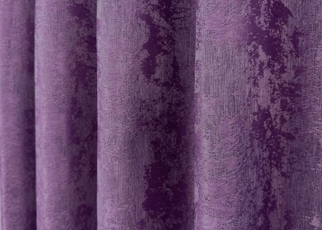 Premium deep amethyst jacquard curtain set – stylish, durable, and perfect for enhancing a refined living environment.
