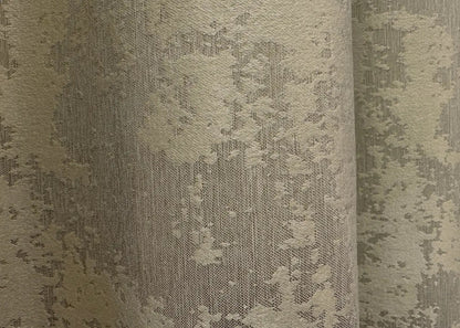 Premium soft beige jacquard curtains with a delicate pattern, perfect for a cozy yet stylish home décor.
