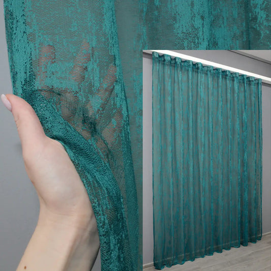 Sea green curtain – perfect for contemporary summer rooms