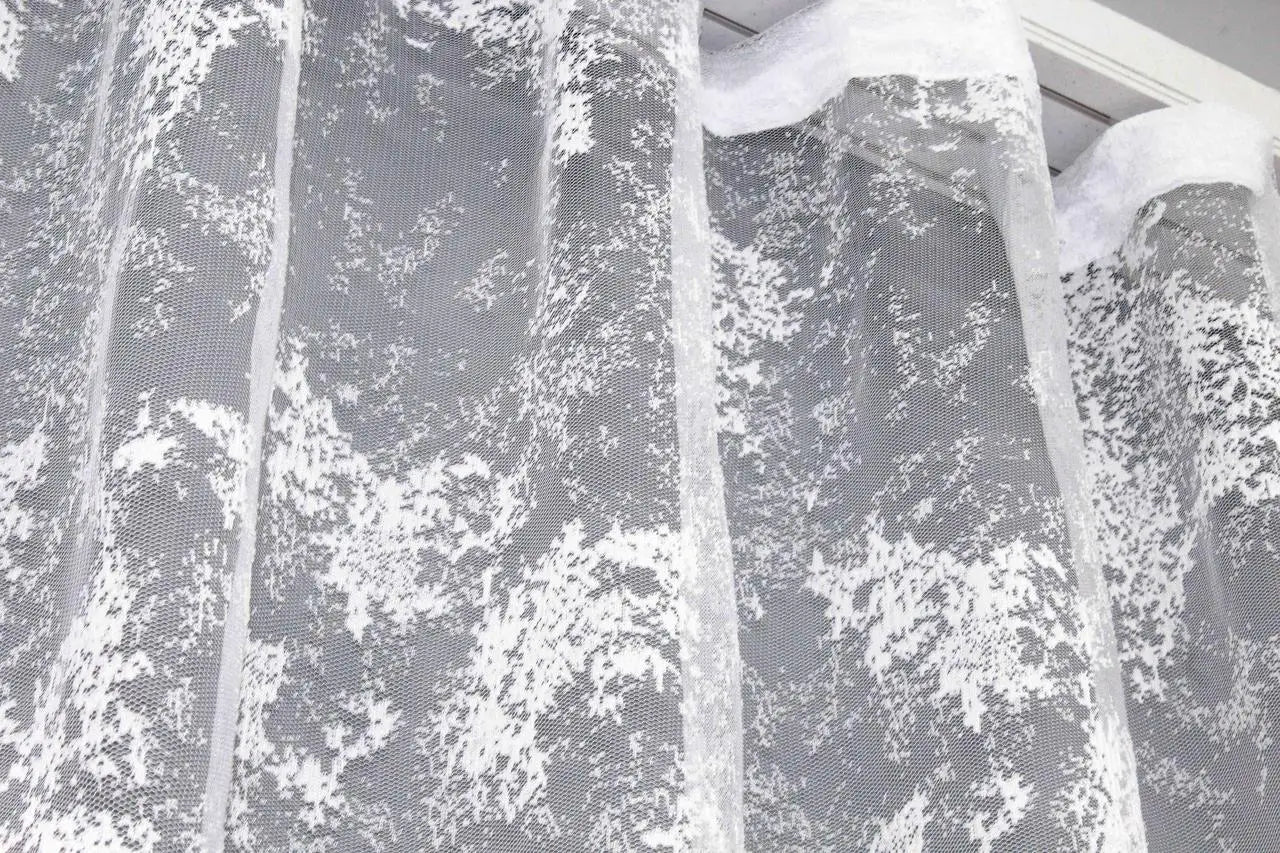  Elegant white sheer curtain for modern interiors – breathable and soft