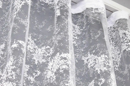  Elegant white sheer curtain for modern interiors – breathable and soft