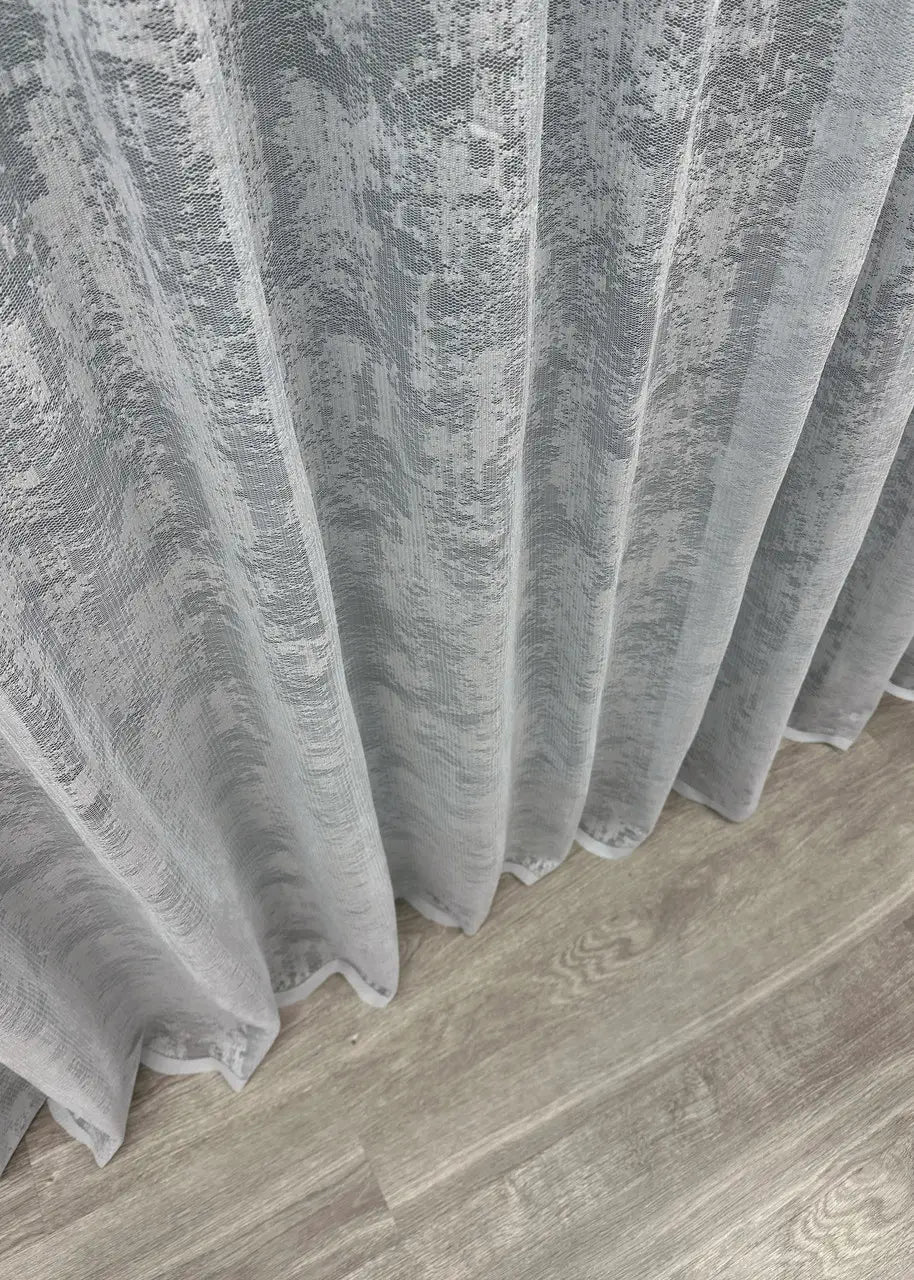Airy silver grey curtain from the Summer Breeze collection